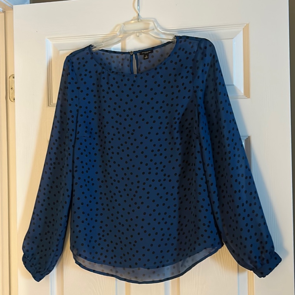 Ann Taylor sheer shirt, size M